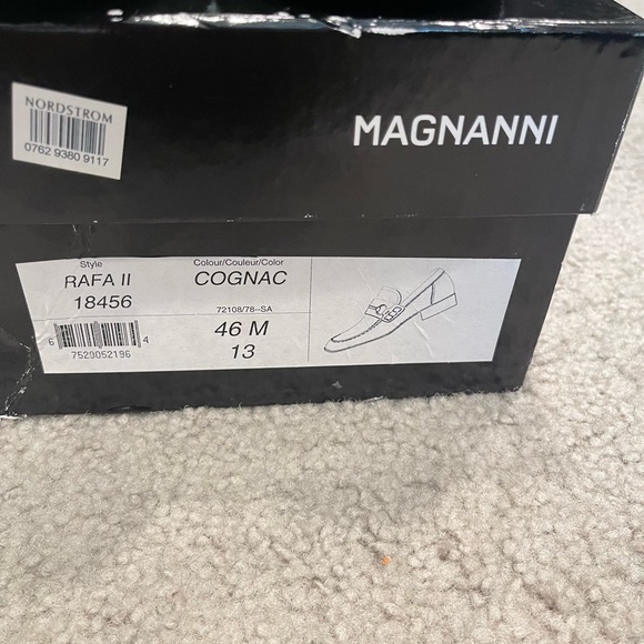 Magnanni - Men’s RafaII Dreas Shoes - Cognac Brown - Sz 13 - Picture 6 of 7